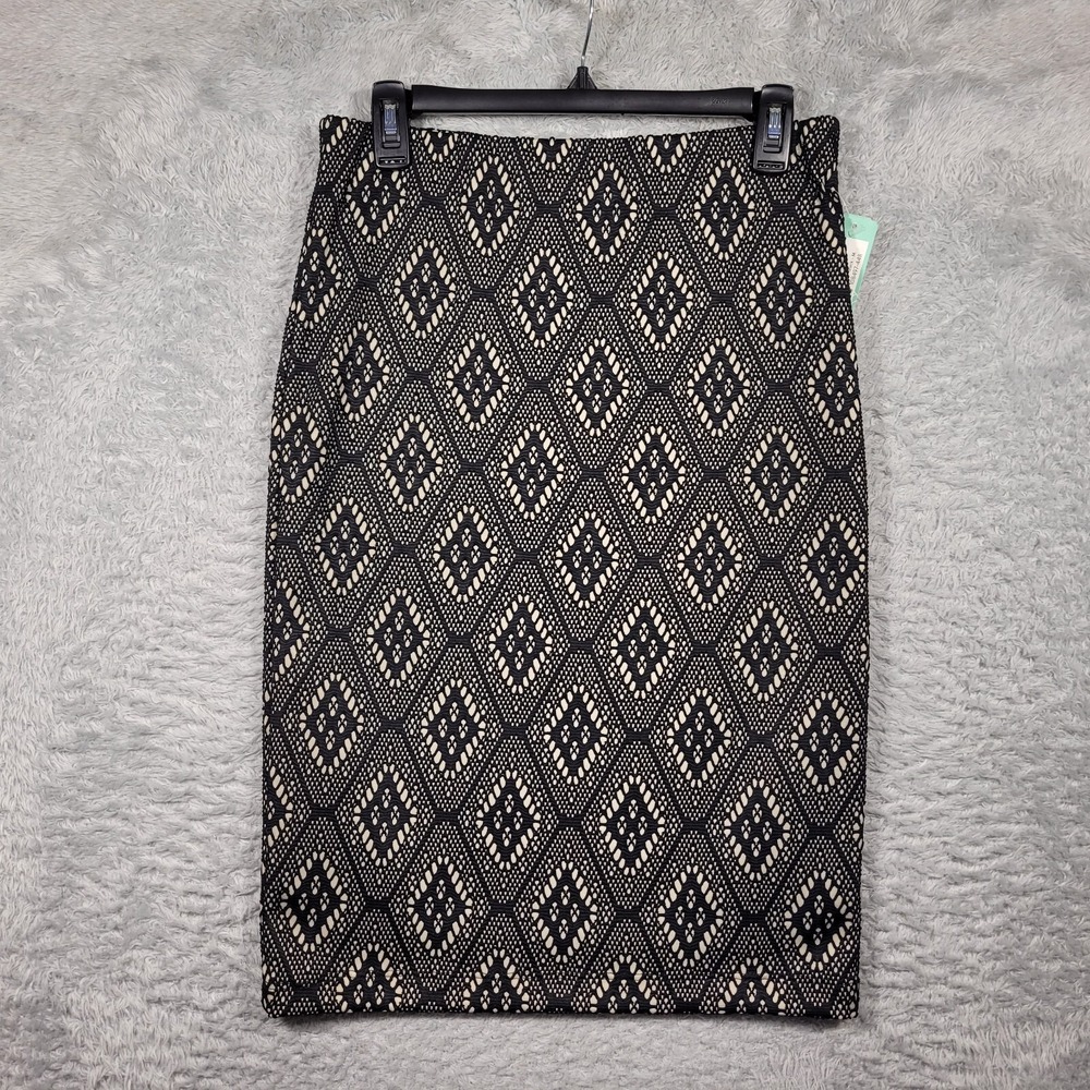 Renee C Skirt Womens Medium Black Elvira Lace Pencil Straight StitchFix 29x25